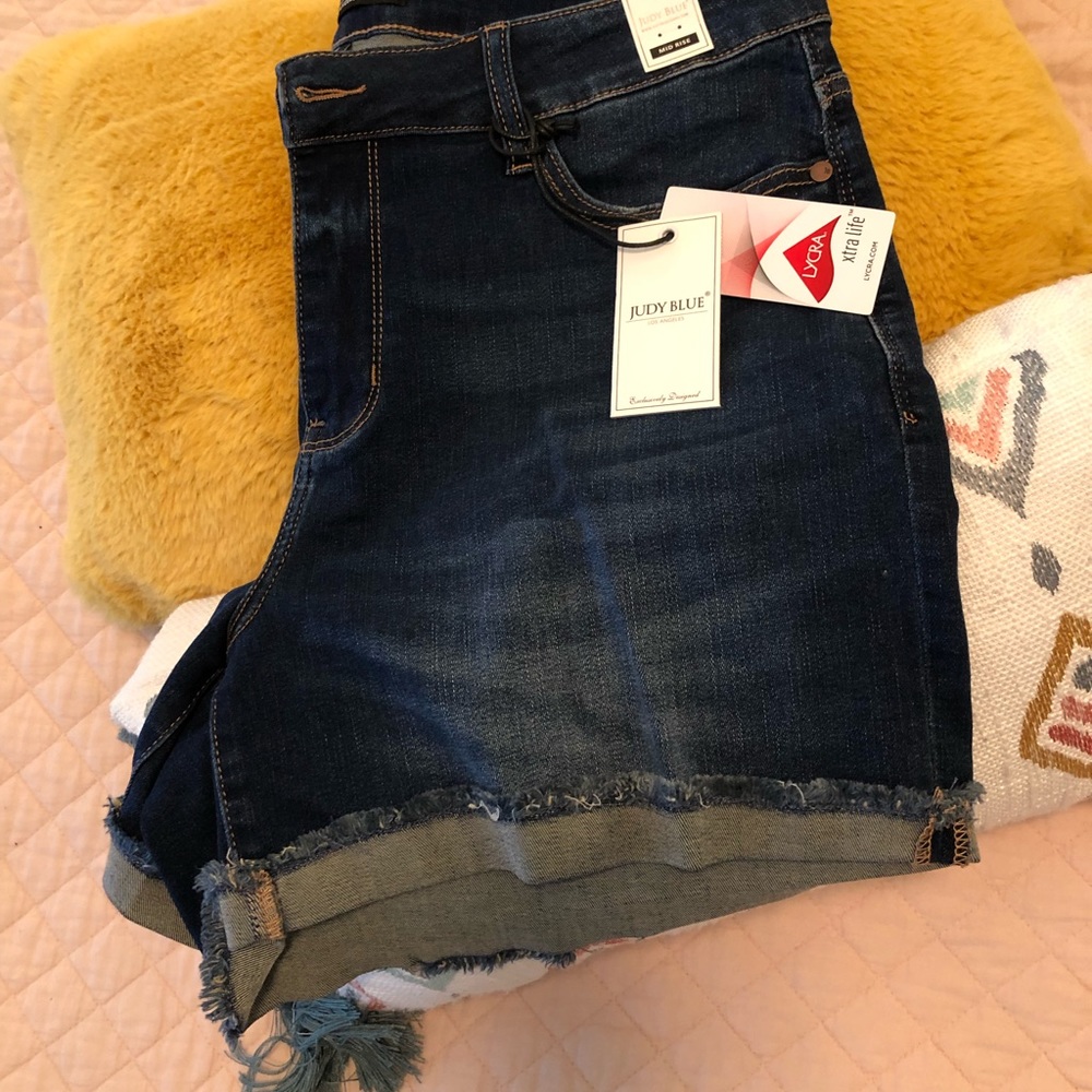 Judy blue shorts with Lycra